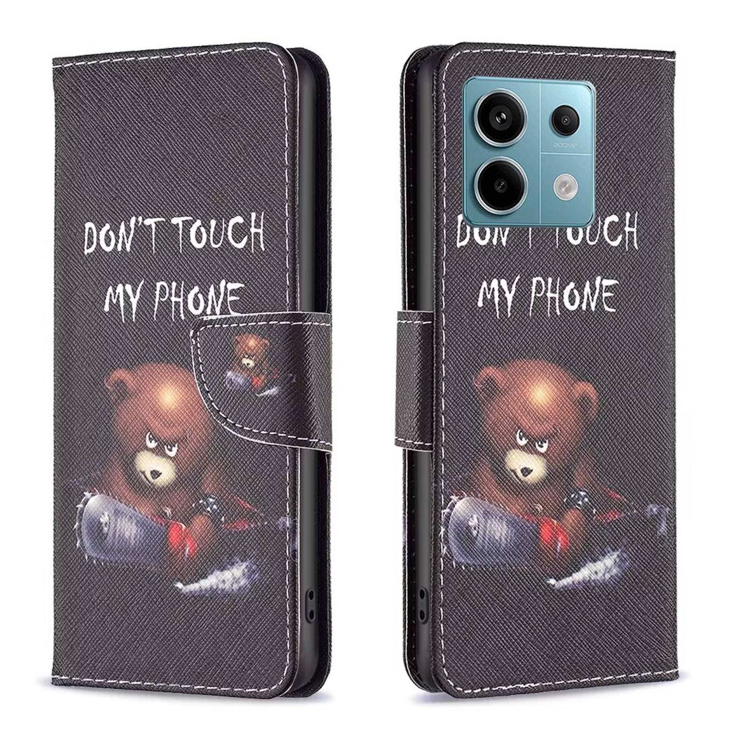 Für Xiaomi Poco M6 Pro 4G / Redmi Note 13 Pro 4G Wallet Tasche Motiv 1
