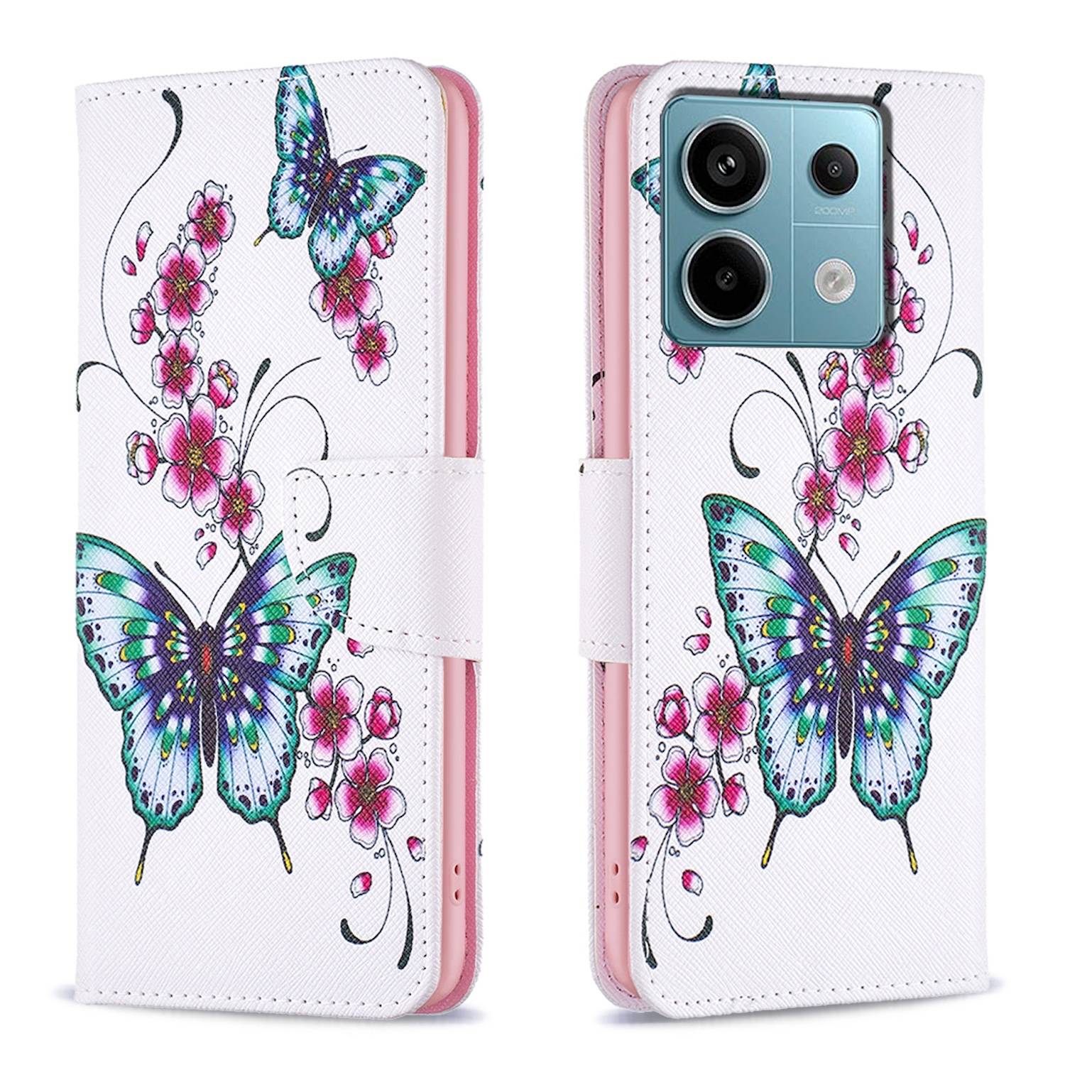 Für Xiaomi Poco M6 Pro 4G / Redmi Note 13 Pro 4G Wallet Tasche Motiv 3