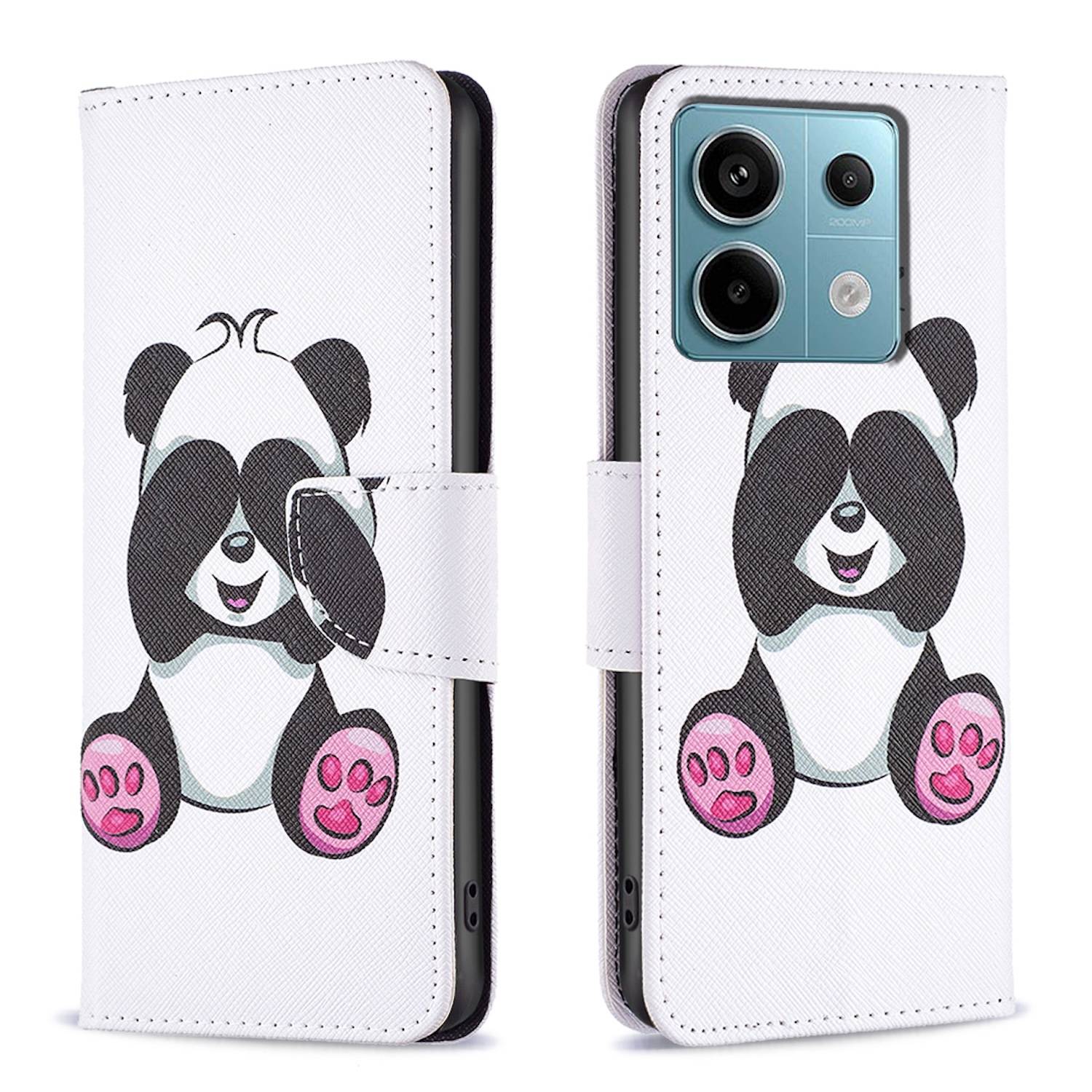 Für Xiaomi Poco M6 Pro 4G / Redmi Note 13 Pro 4G Wallet Tasche Motiv 4