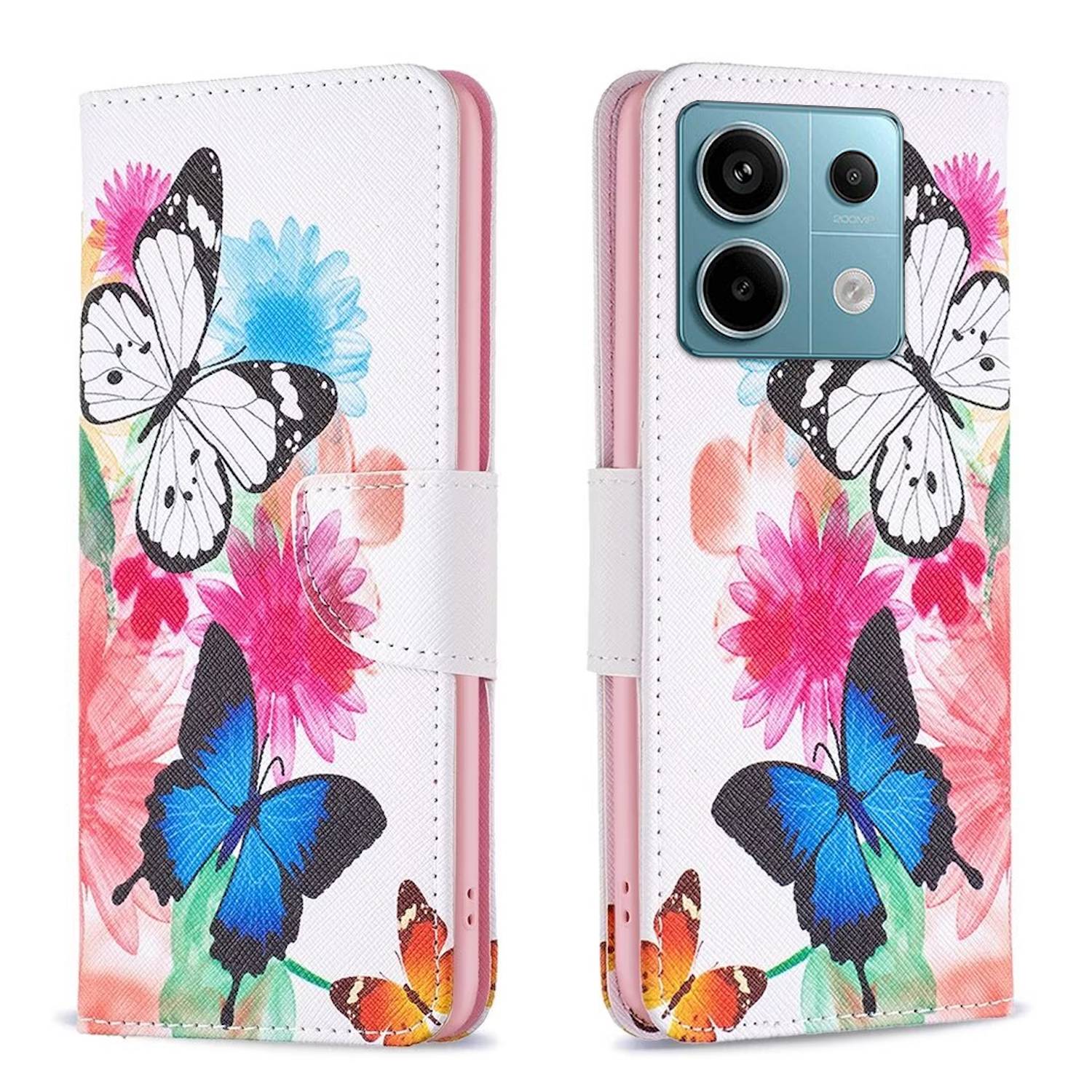 Für Xiaomi Poco M6 Pro 4G / Redmi Note 13 Pro 4G Wallet Tasche Motiv 5