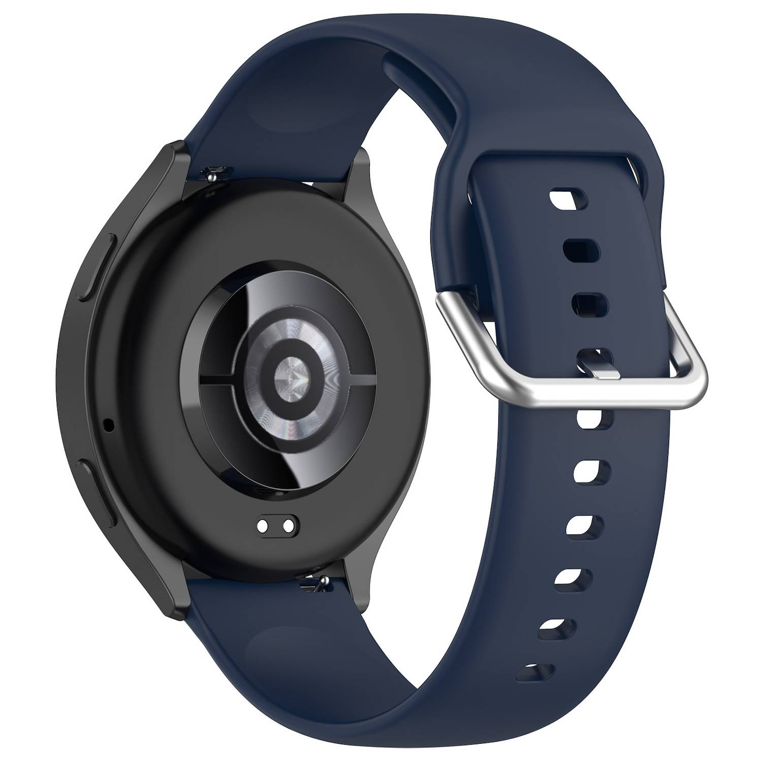 Für Xiaomi Watch 2 hochwertiges Silikon Solid Color Armband Metallschnalle Watch Ersatz Arm Band Größe L Dunkelblau