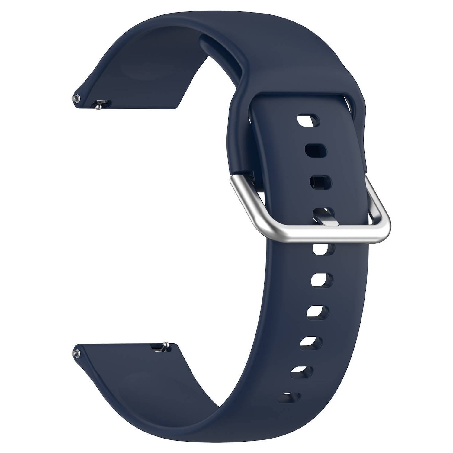Für Xiaomi Watch 2 hochwertiges Silikon Solid Color Armband Metallschnalle Watch Ersatz Arm Band Größe L Dunkelblau