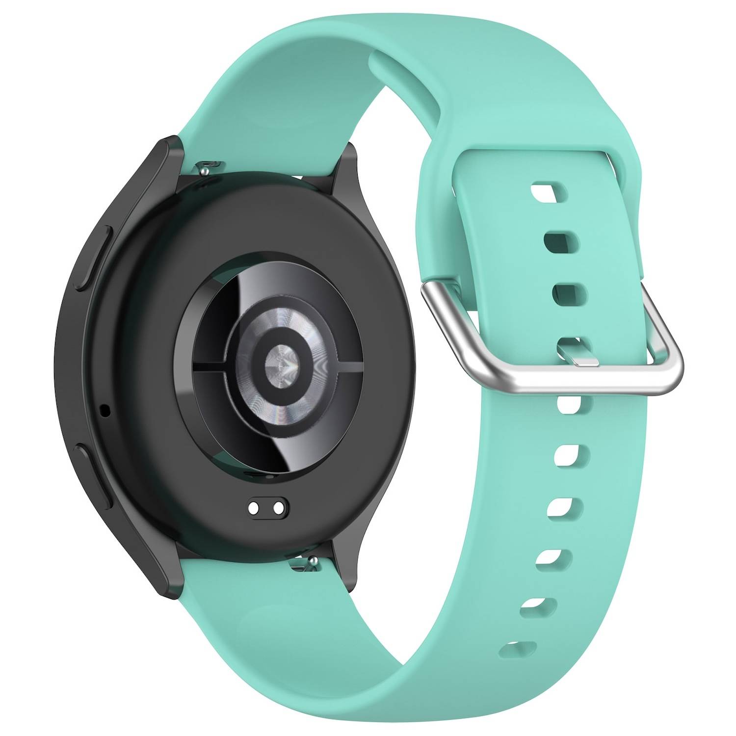 Für Xiaomi Watch 2 hochwertiges Silikon Solid Color Armband Metallschnalle Watch Ersatz Arm Band Größe L Türkis