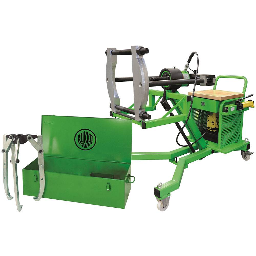 Hydraulische Trennvorrichtung GOLIATH-500 - mobil - Spanntiefe 700 mm - Zugkraft 50 t - inkl Außen-Abziehersatz Y58-556