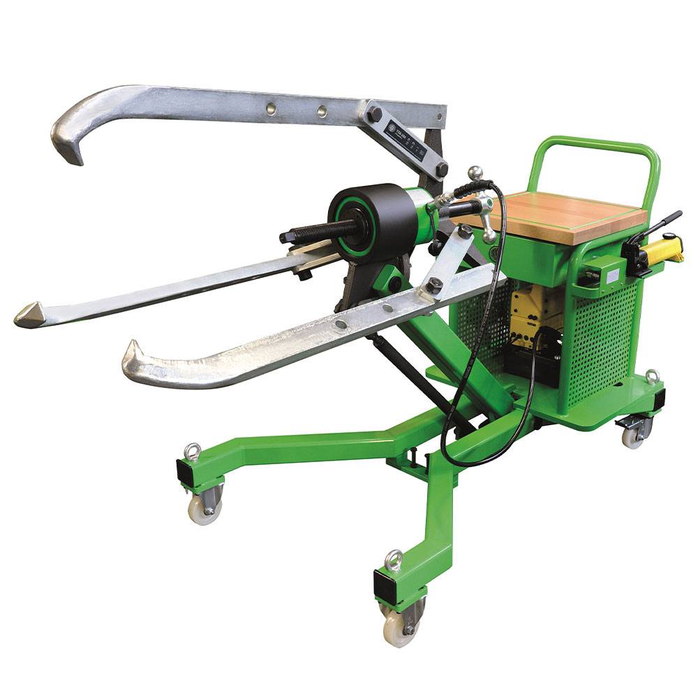 Mobiler Hydraulik-Abzieher GOLIATH - Spanntiefe 520 mm - Spannweite - 0 bis 900 mm - Zugkraft 30 t - Abziehhöhe 400 bis 1000 mm