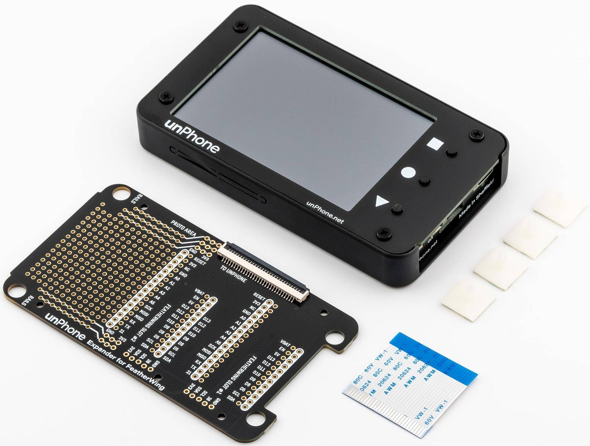 Pimoroni unPhone, ESP32S3, LoRa, WiFi & BT, 3,5" Touchscreen, 320x480 LCD, 1200mAh, USB-C