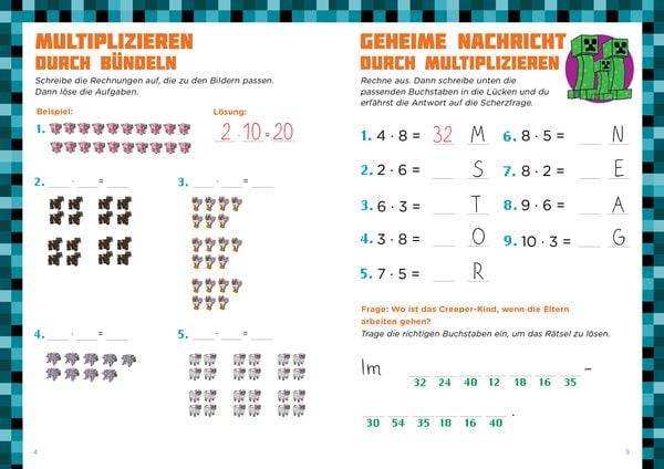 Mathe für Minecrafter - Multiplizieren und Dividieren