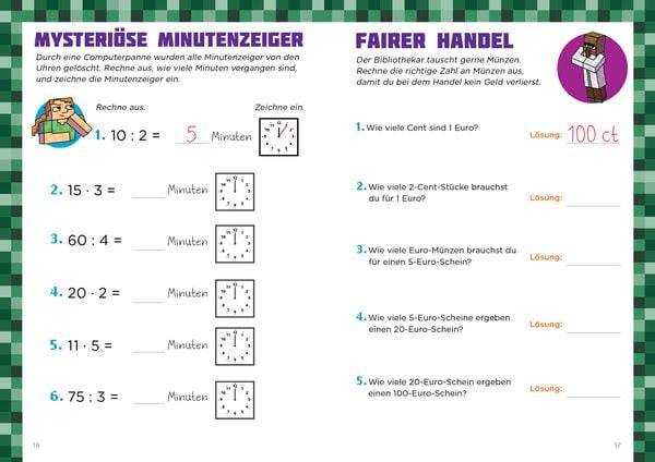 Mathe für Minecrafter - Multiplizieren und Dividieren