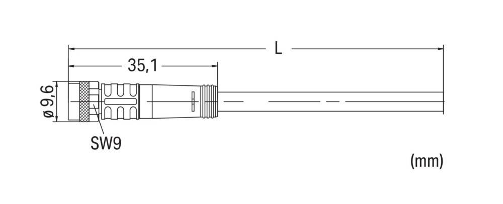 WAGO GmbH & Co. KG Sensor-/Aktorleitung M8Bu. 756-5101/030-020