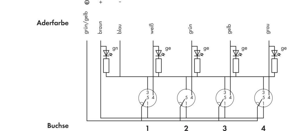 WAGO GmbH & Co. KG M12-Sensor-/-Aktorbox 757-244/000-010