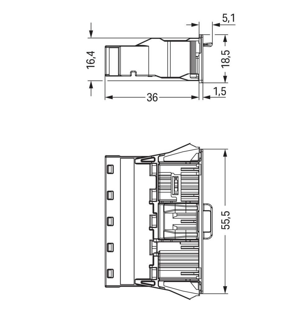 WAGO GmbH & Co. KG Snap-In-Stecker 770-2115