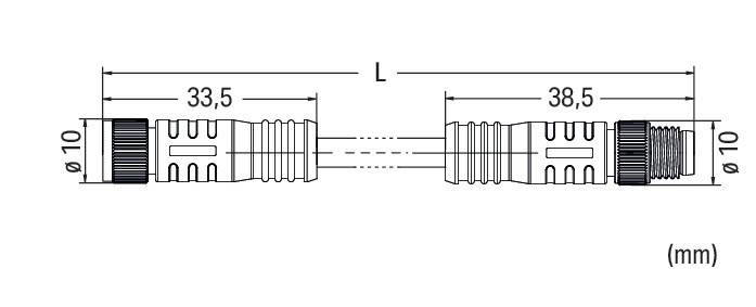 WAGO GmbH & Co. KG Sensor-/Aktorleitung 756-6201/040-003