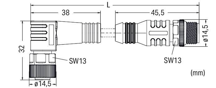 WAGO GmbH & Co. KG Sensor-/Aktorleitung 756-6403/040-003