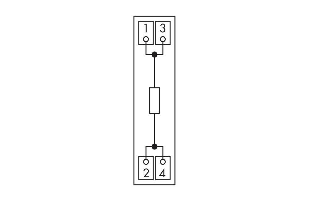 WAGO GmbH & Co. KG Bauteilmodul m. Widerstand 289-128/003-000