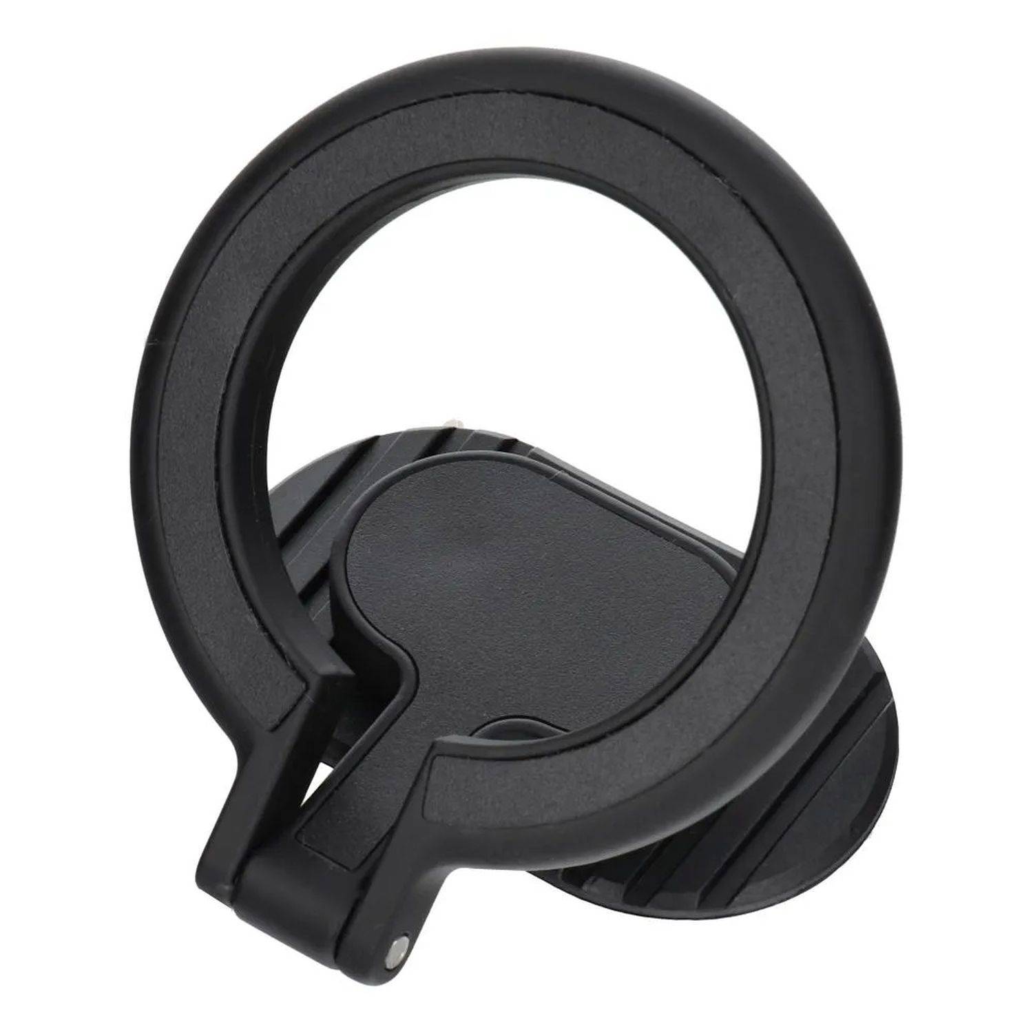 Autohalterung magnetisch für Schreibtisch / Mittelkonsole - Ring-Handyhalterung Schwarz
