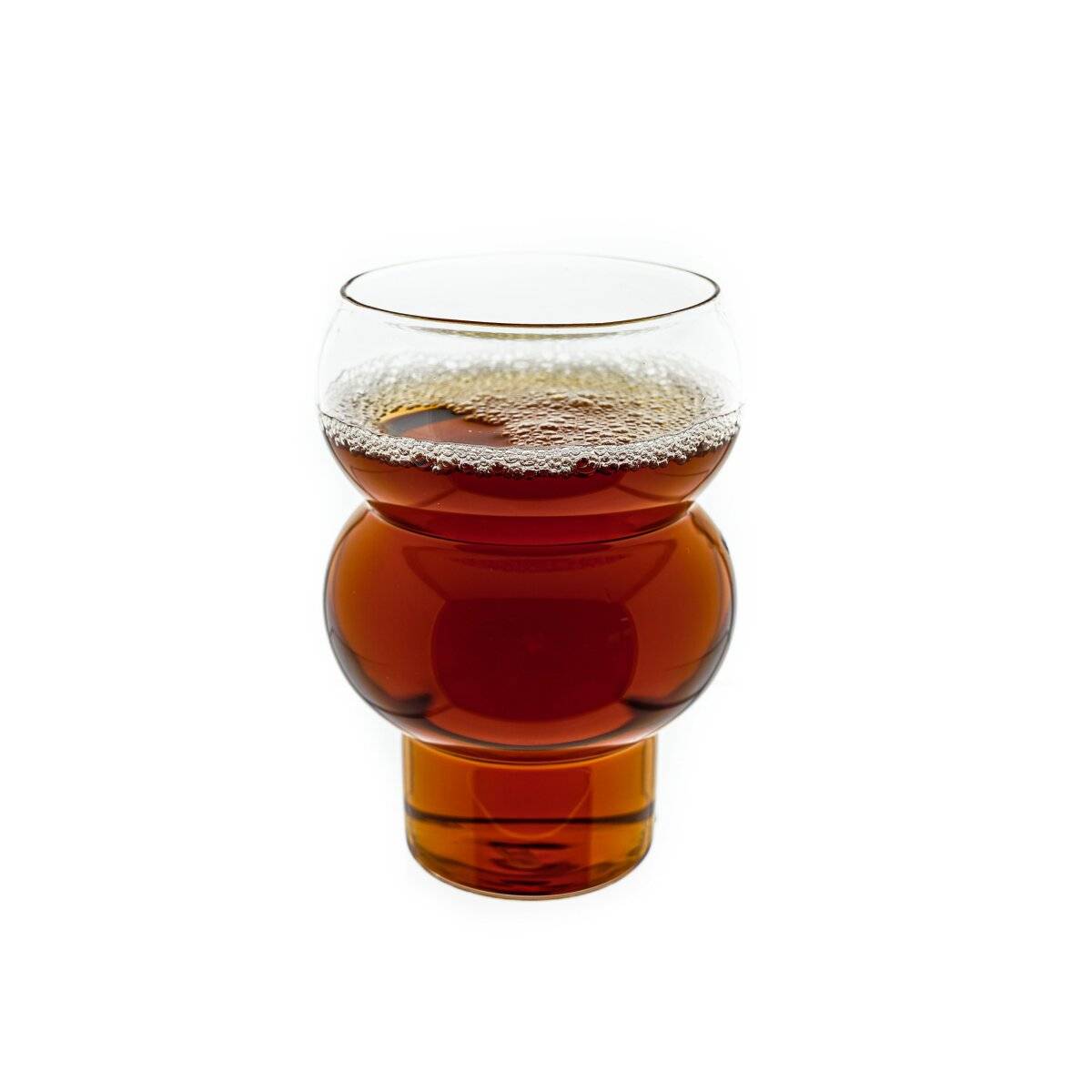 Mulex Glas 2-Teilig Two Bubble Cocktail- 500ml - Heißgetränke Kaffeeglas, Borosilikatglas, Hitzebeständig Trinkglas