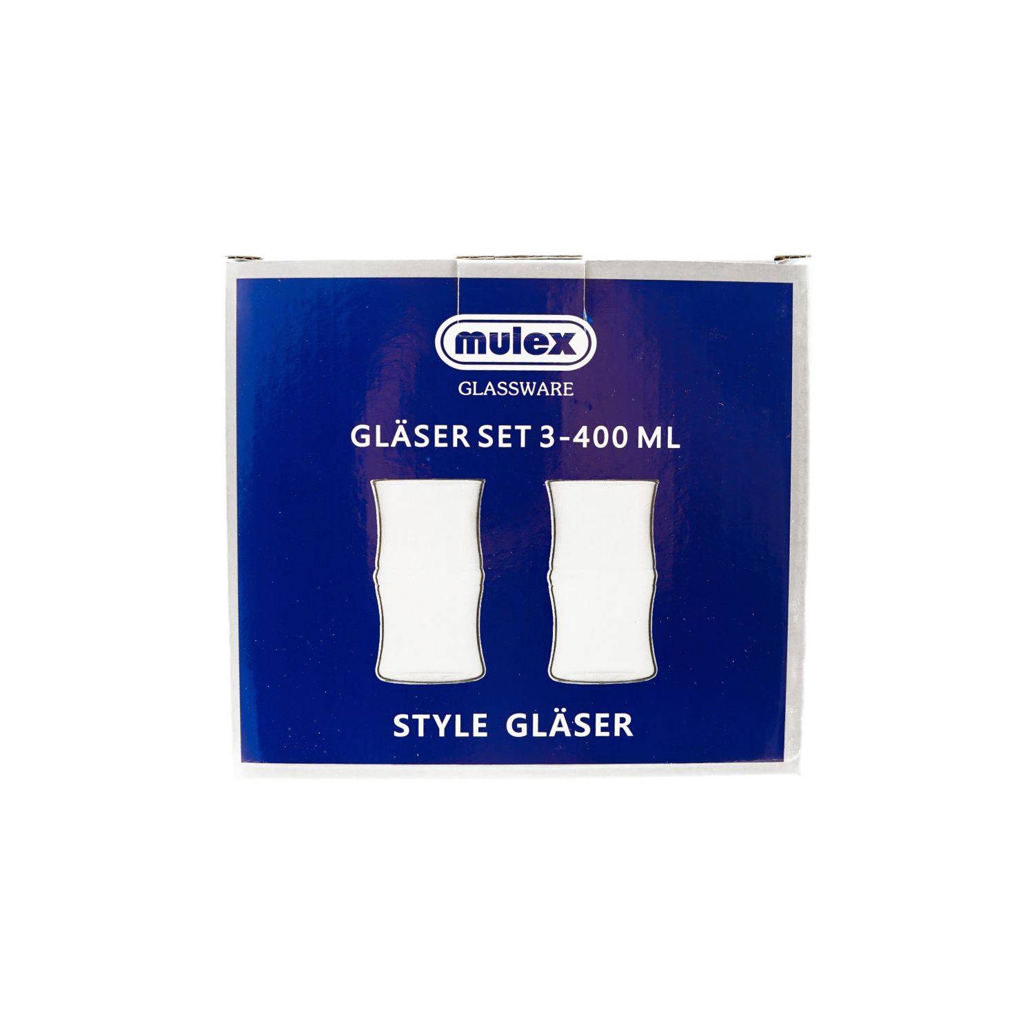 Wassergläser 12-Teilig Gläser Trinkgläser Set Longdrink Cocktail Gin Wasser Longdrinkgläser 400ml