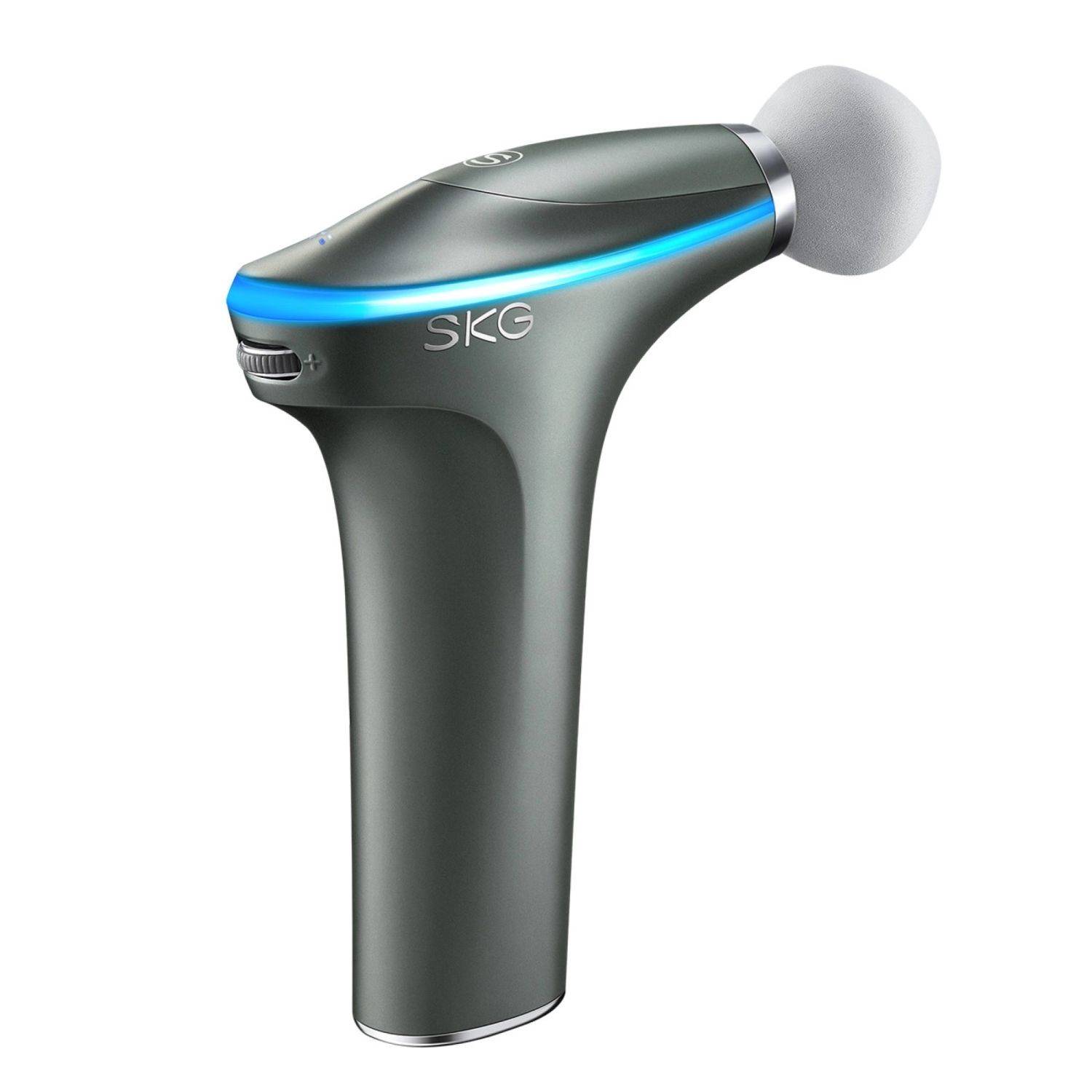 SKG F7-E Massagepistole für den ganzen Körper 1800 mAh in Grau mit USB-C Kabel