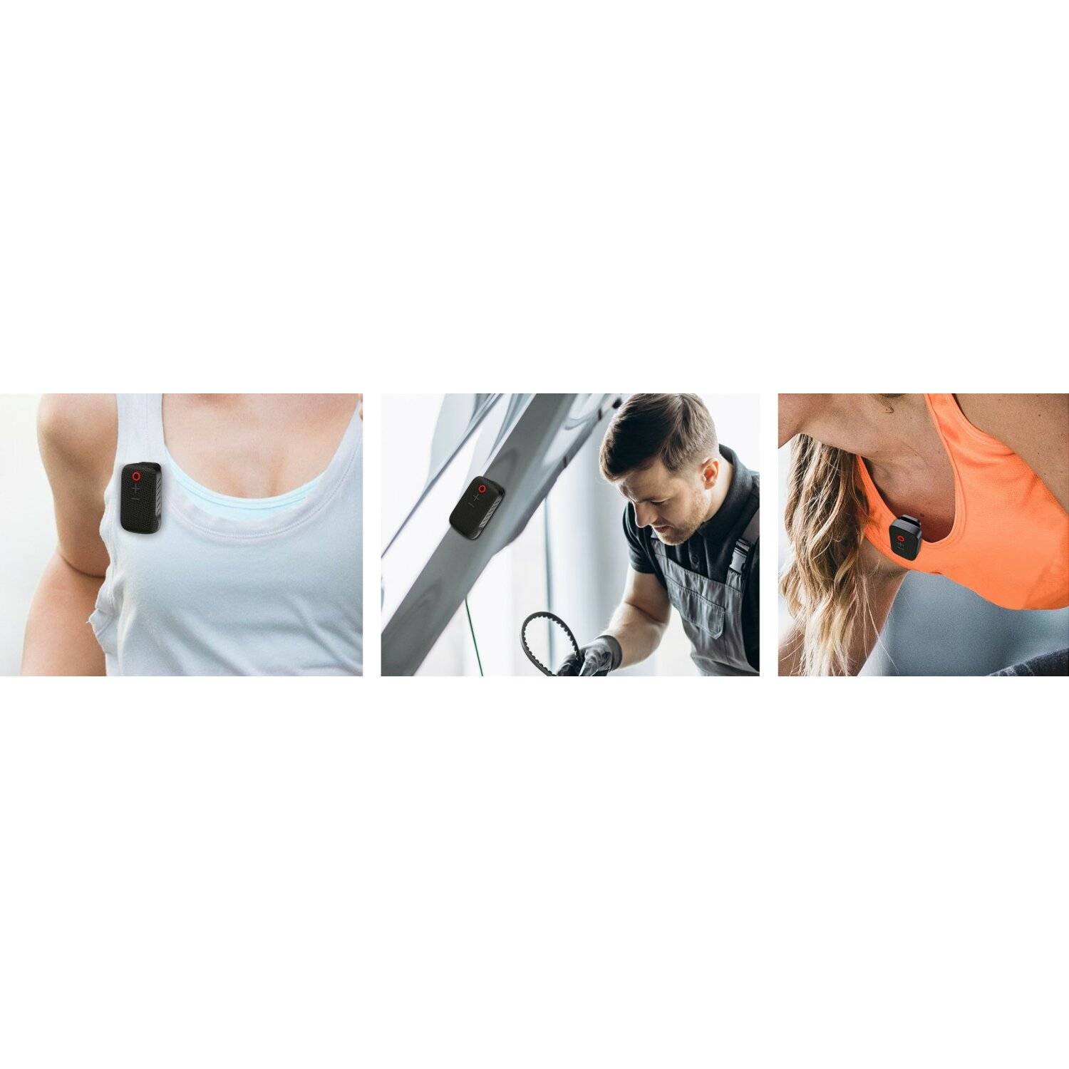 Wearable Speaker Lautsprecher mit Magnetclip Schwarz