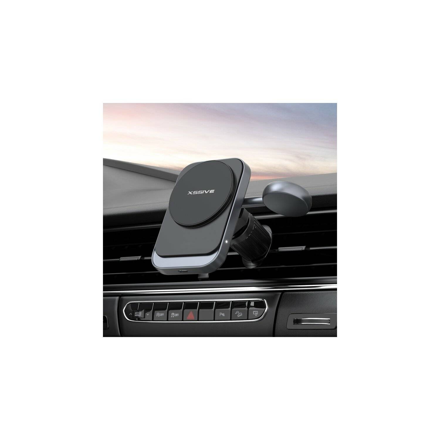 2-in-1 Magnetische Kfz-Wireless-Ladestation mit Halterung