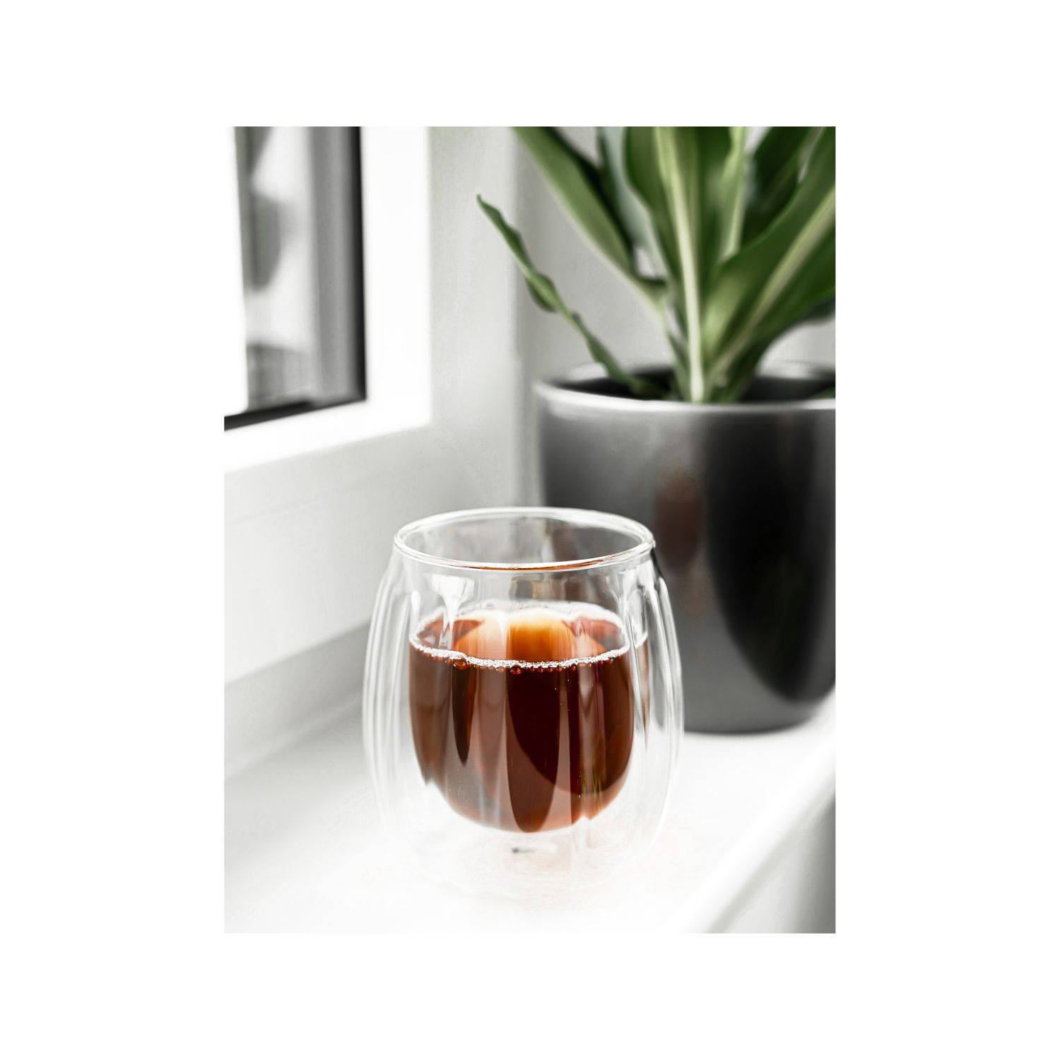2er Gläser Set 350ml Latte Macchiato Gläser Teeglas Espressogläser Doppelwandig