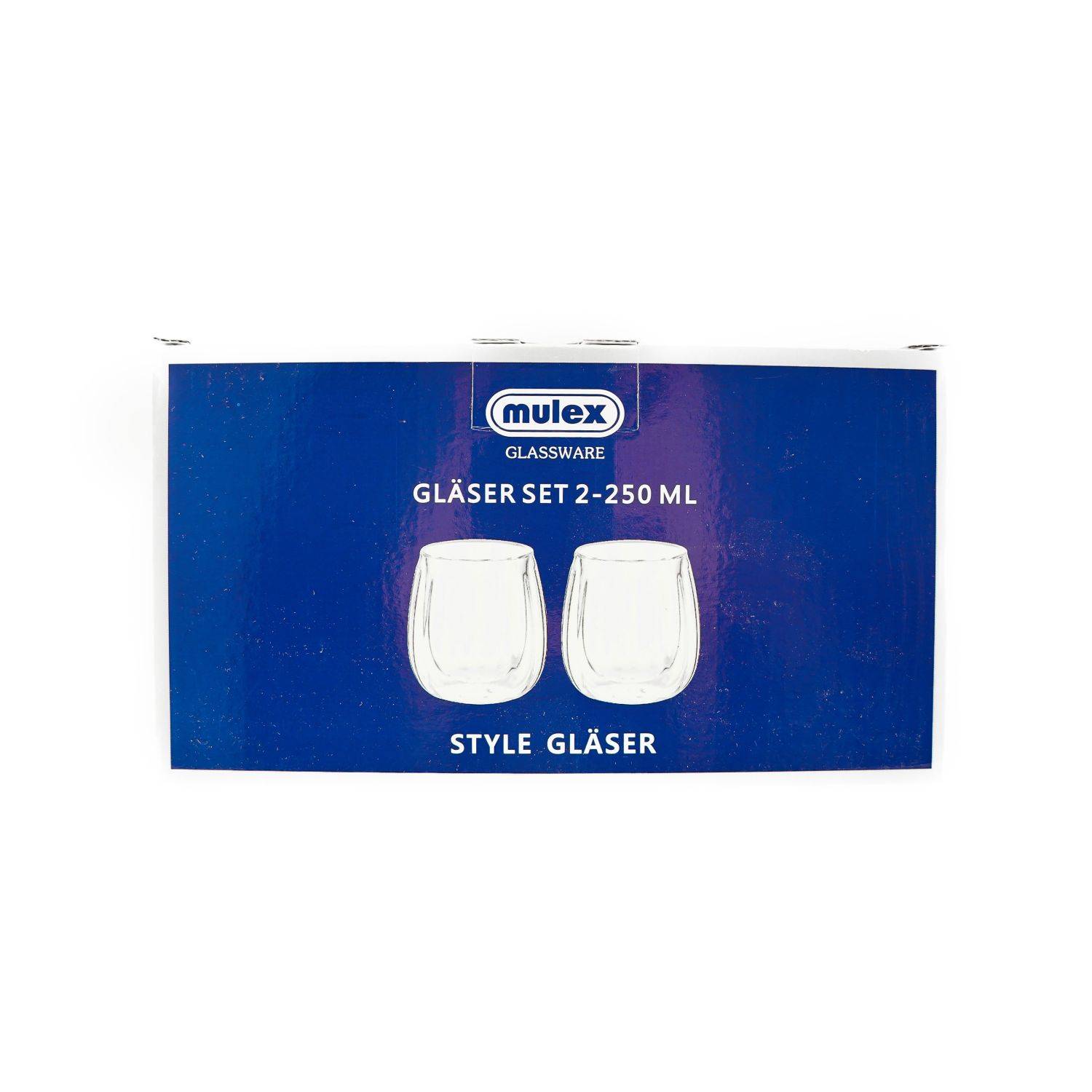 4er Gläser Set 250ml Latte Macchiato Gläser Teeglas Espressogläser Doppelwandig