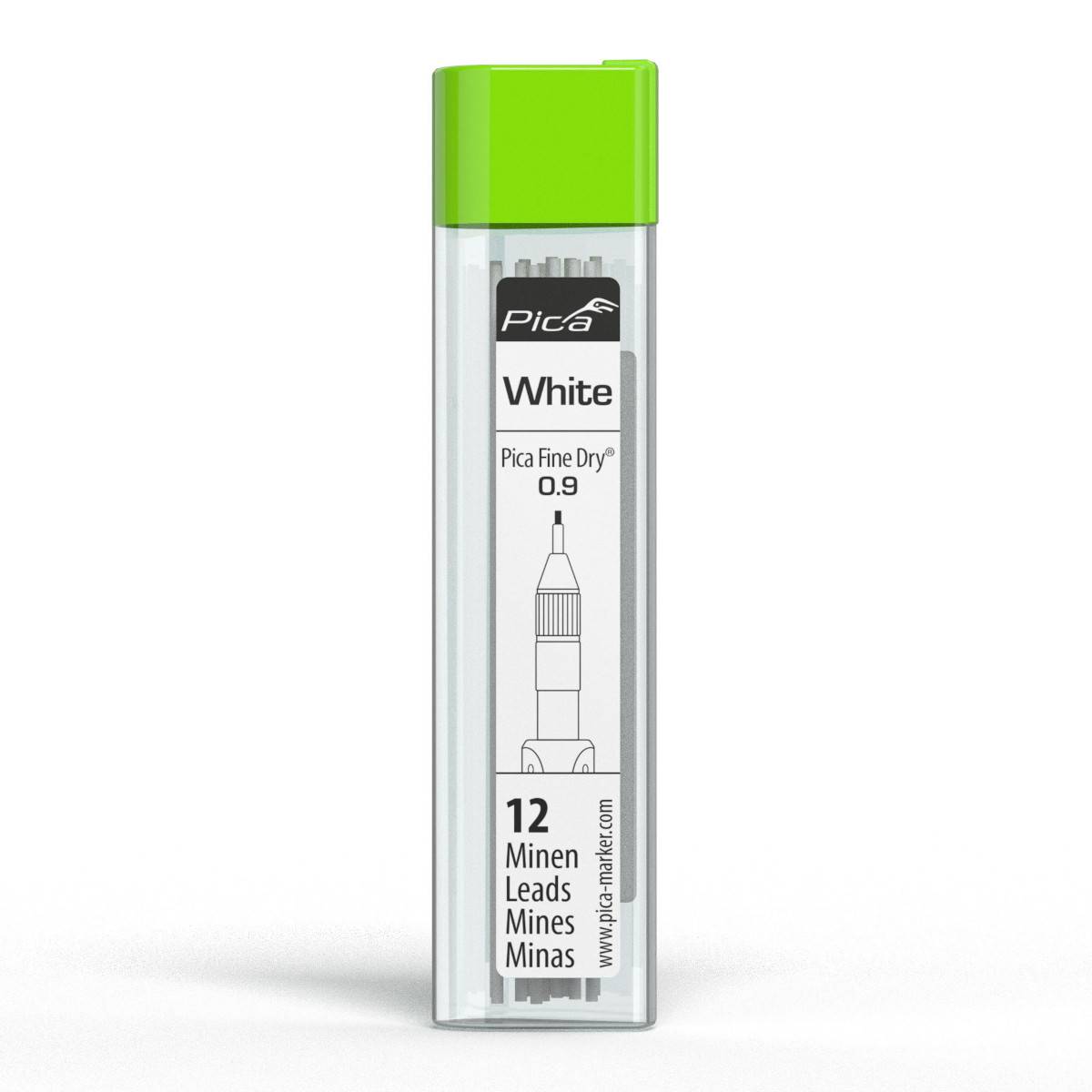 Pica Fine-Dry Minen-Set Weiss 7032