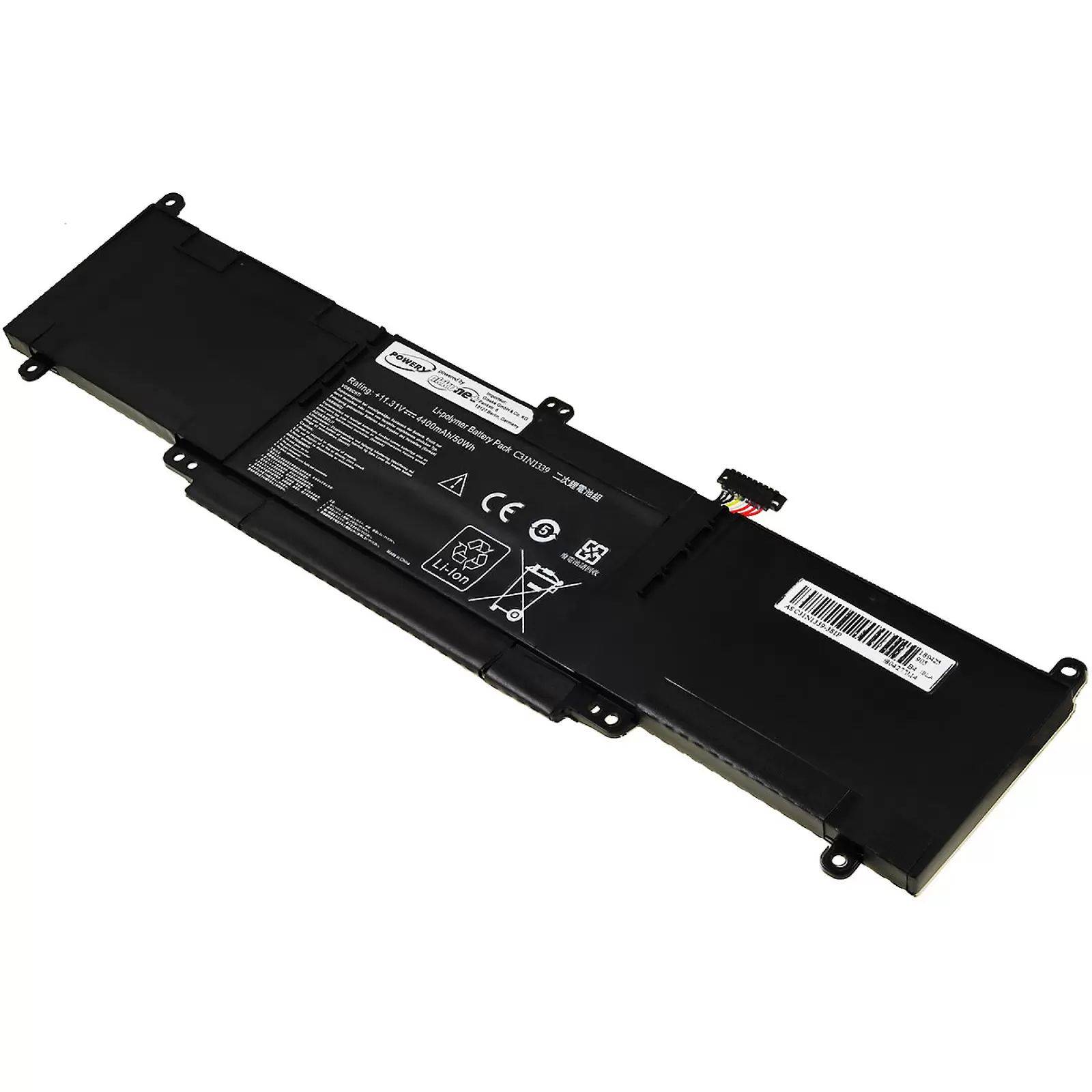 Akku für Laptop Asus Q302L / Typ C31N1339 - 11,3V - 4400 mAh