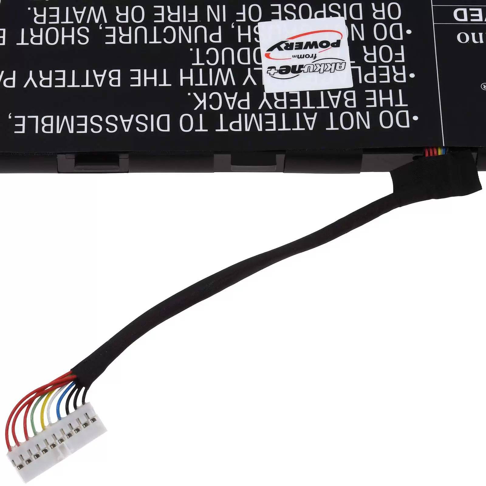 Akku passend für Laptop MSI GP66, GP76, Leopard 10UG, Typ BTY-M57 - 15,2V - 4100 mAh
