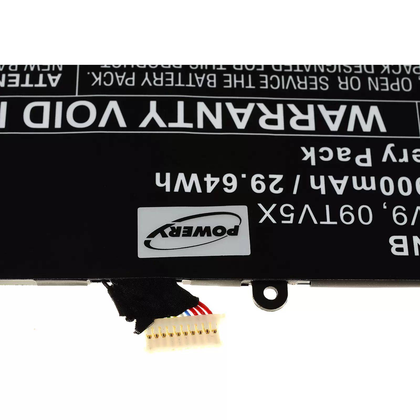 Akku für Laptop Dell XPS 12 9250 / Latitude 12 7275 / Typ 7VKV9 - 7,6V - 4000 mAh