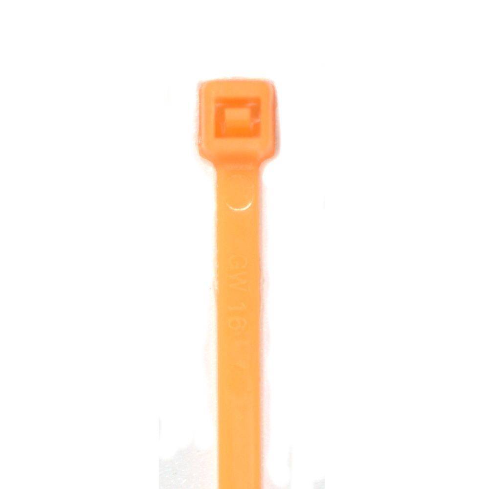 100 x 2,5 mm Kabelbinder Standard Neon Orange