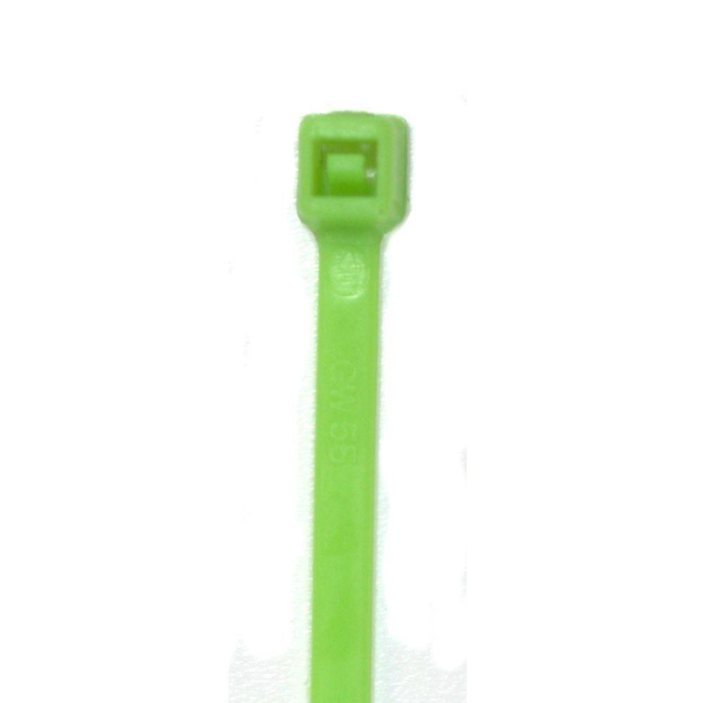 100 x 2,5 mm Kabelbinder Standard Neon Grün