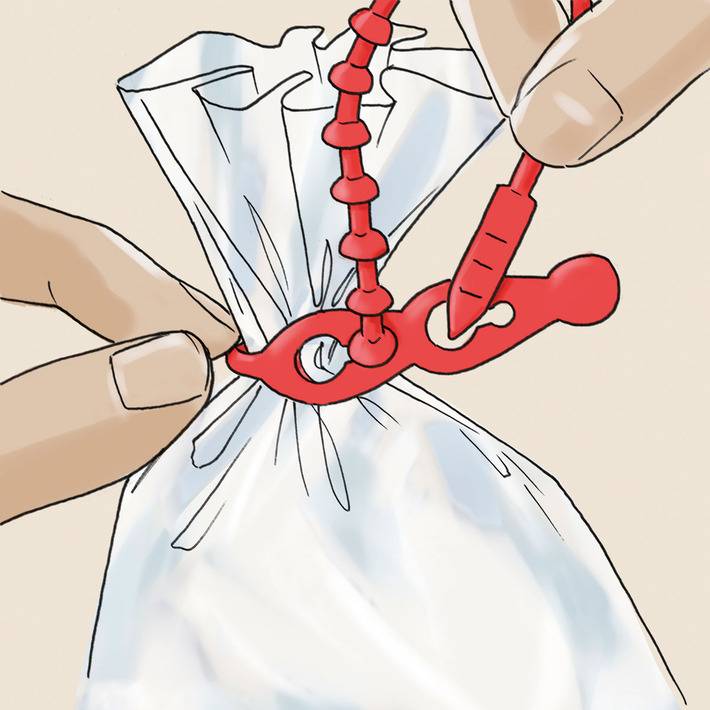 Blitzbinder Standard 120 x 3,5 mm Braun