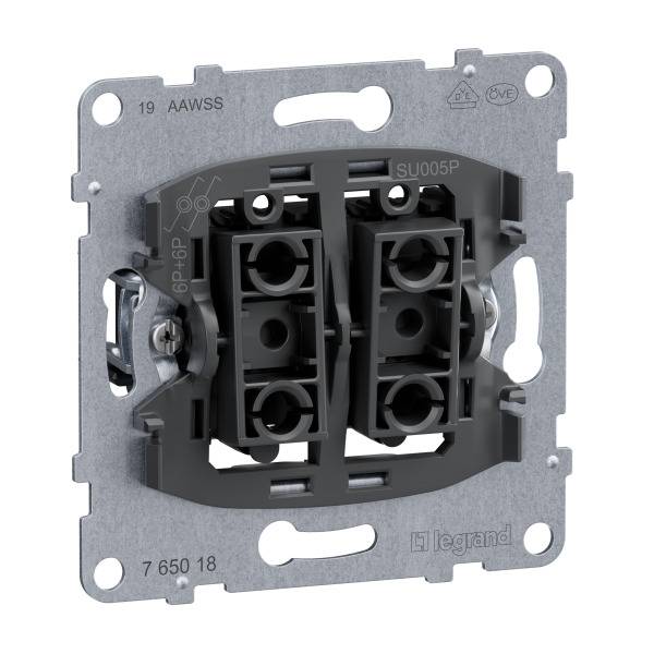 Vaddio SEANO Einsatz 765018 Doppeltaster m.2 Wechselkontakten 10A 5
