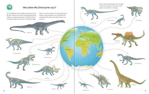 Dinosaurier Stickerheft