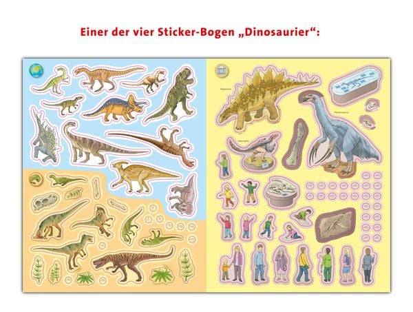 Dinosaurier Stickerheft