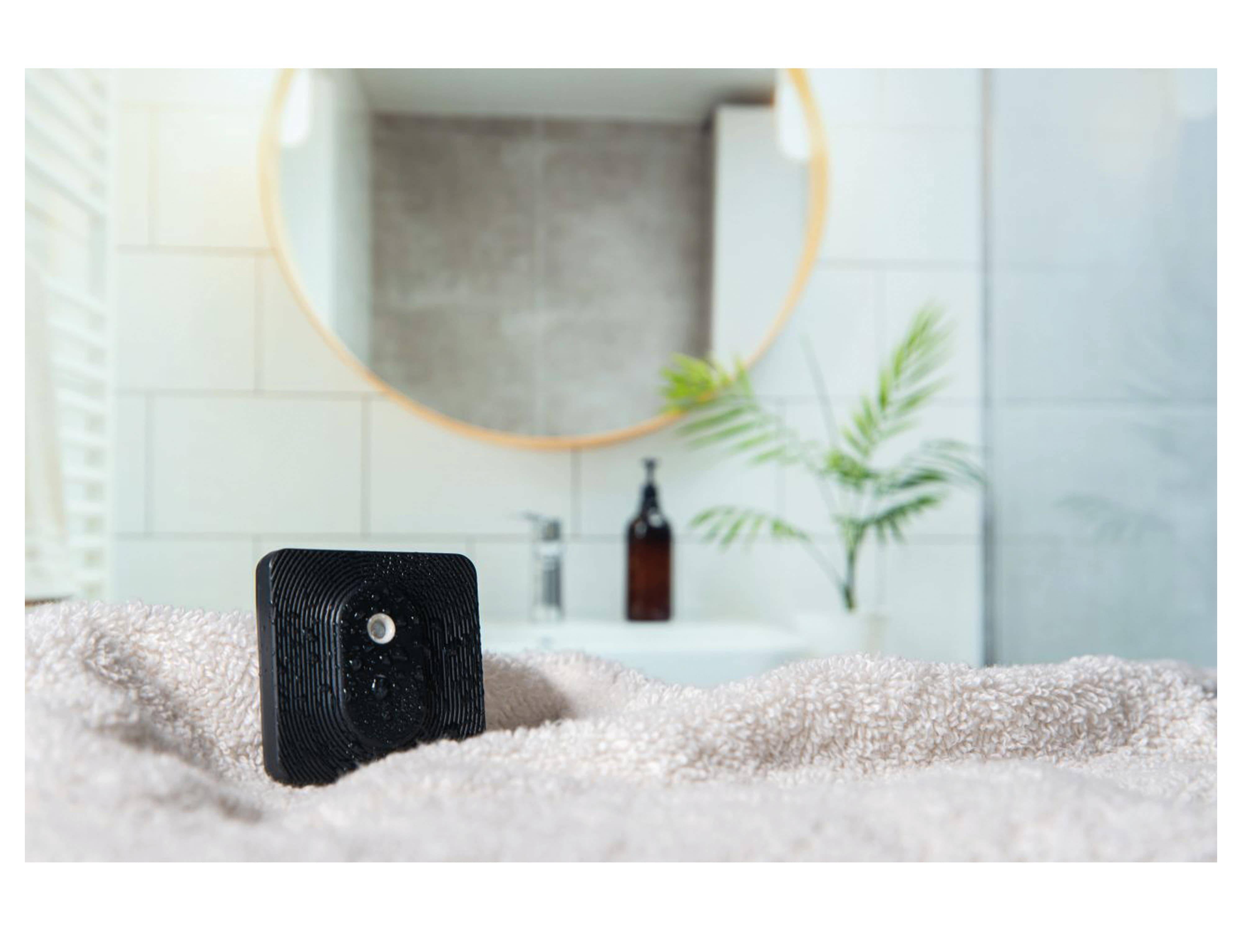 SHELLY Temperatur- u. Feuchtigkeitssensor Blu H&T Black, BT, Plug&Play