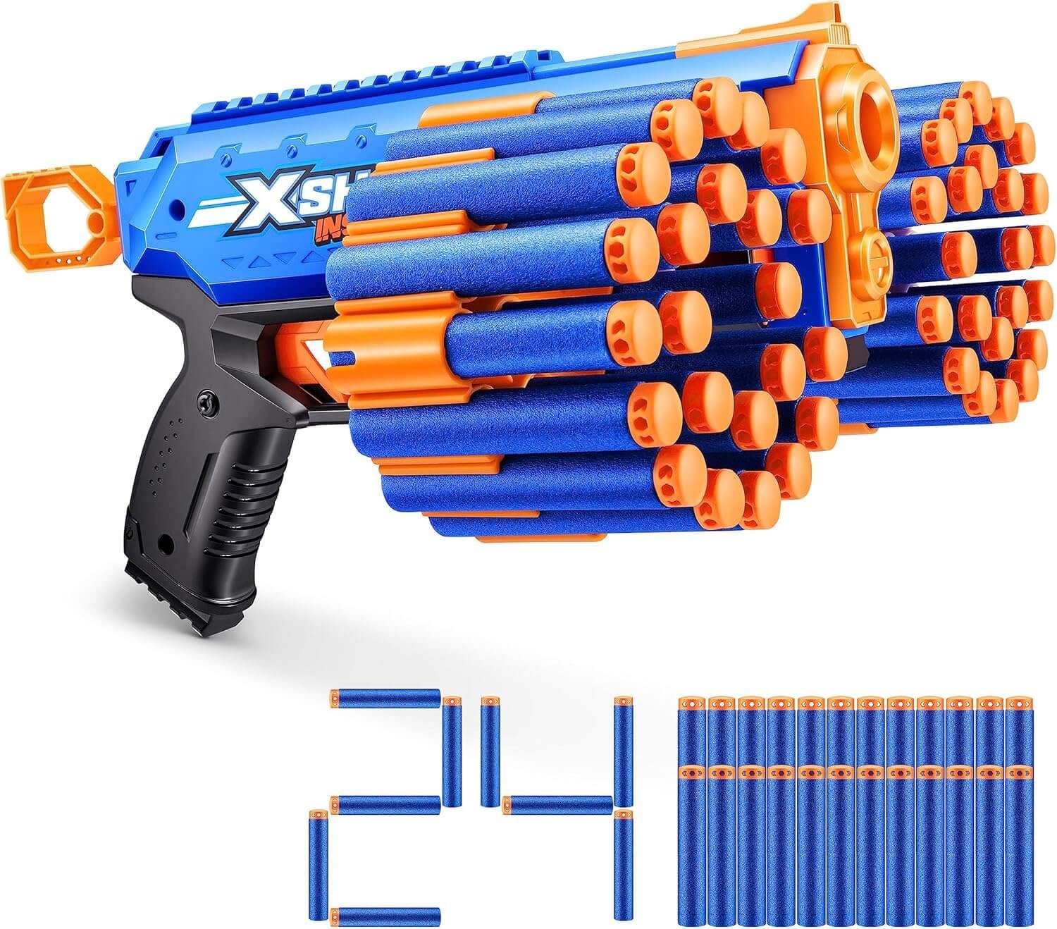 ZURU 36899 - X-Shot Insanity Manic Blaster mit 24 Darts