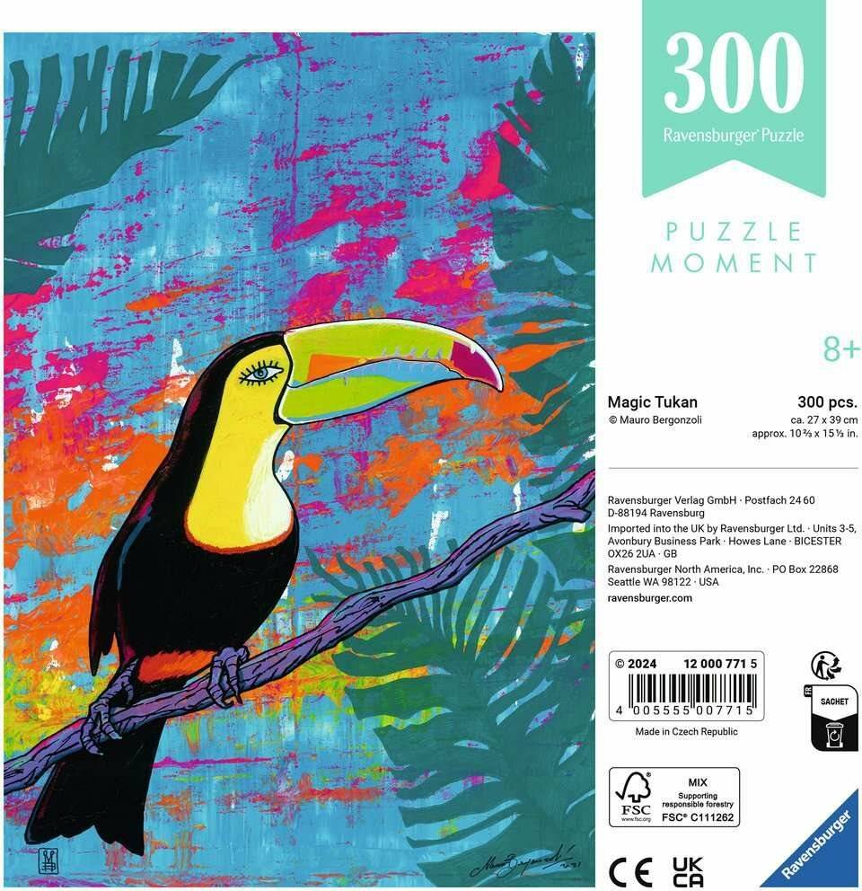 RAVENSBURGER Puzzle Moment: der magische Tukan 300 Teile