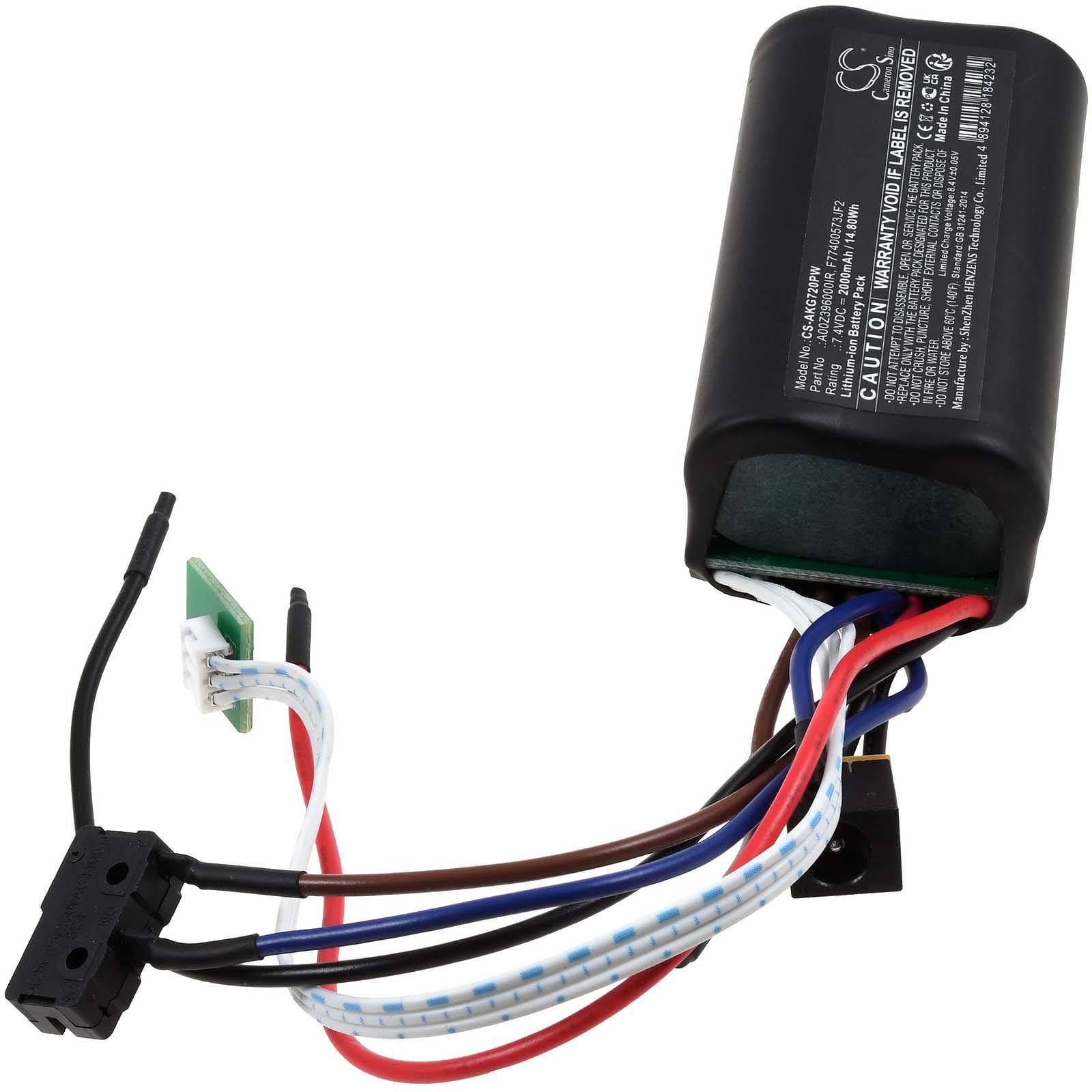 Powery Akku kompatibel mit AL-KO Typ F77400573JF2, 7,4V, Li-Ion