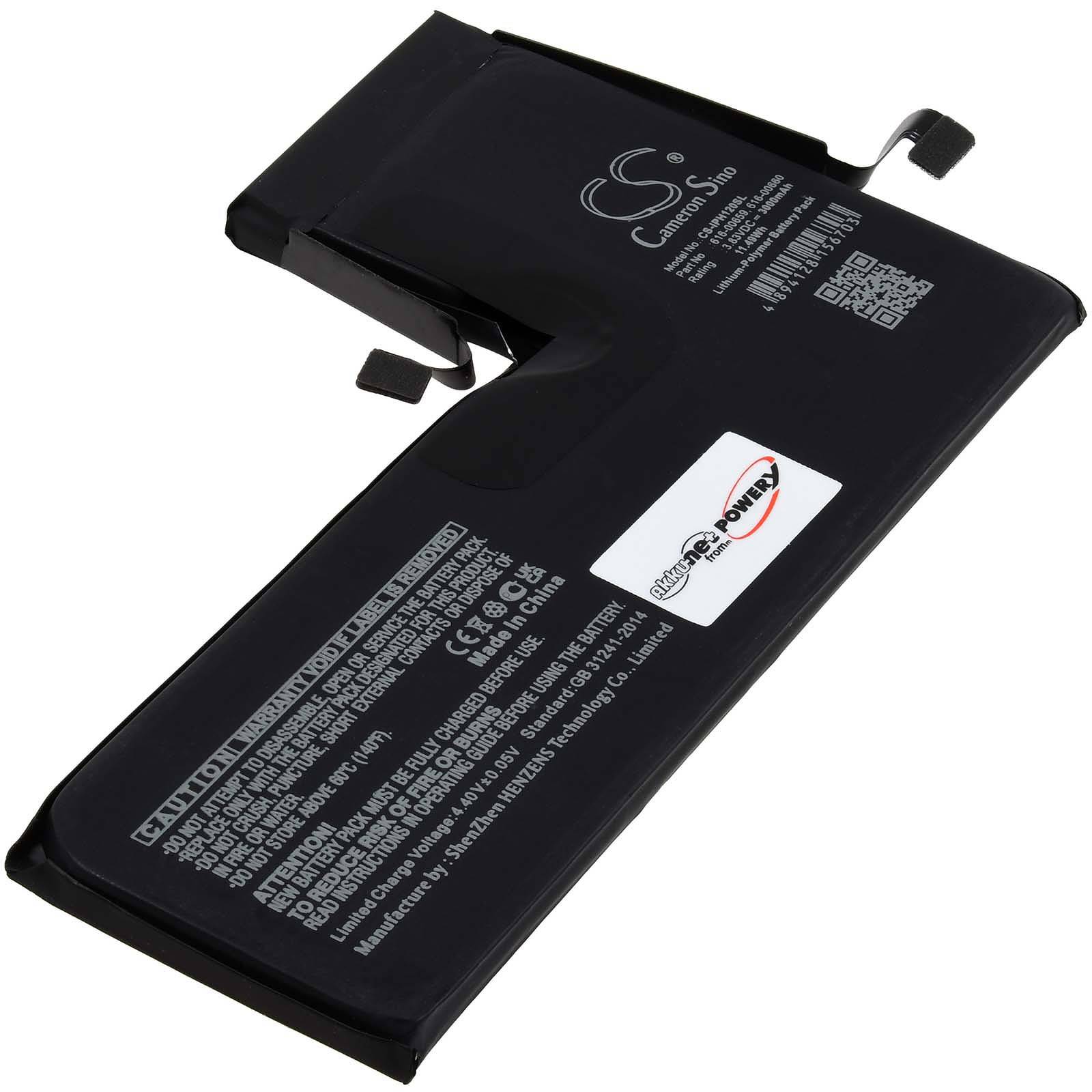 Powery Akku kompatibel mit Apple iPhone 11 Pro A2215 Typ 616-00659, 3,83V, Li-Polymer