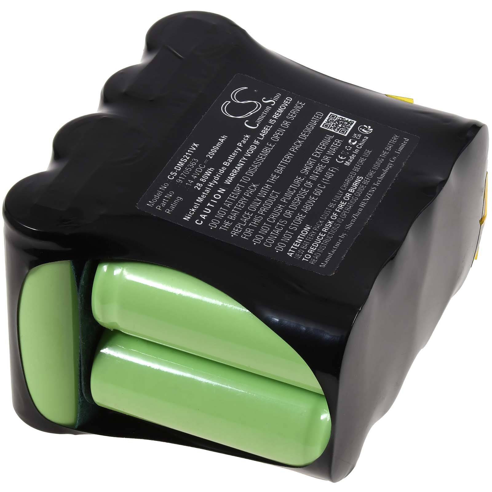 Powery Akku kompatibel mit Domo Typ 91705363, 14,4V, NiMH