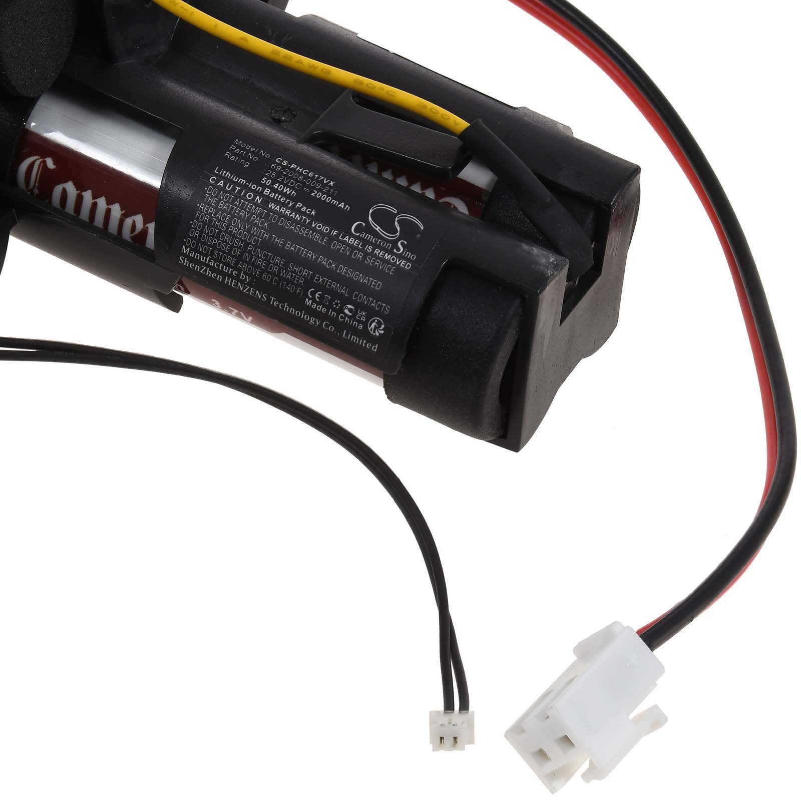 Powery Akku kompatibel mit Philips Typ 69-2008-009-211, 25,2V, Li-Ion