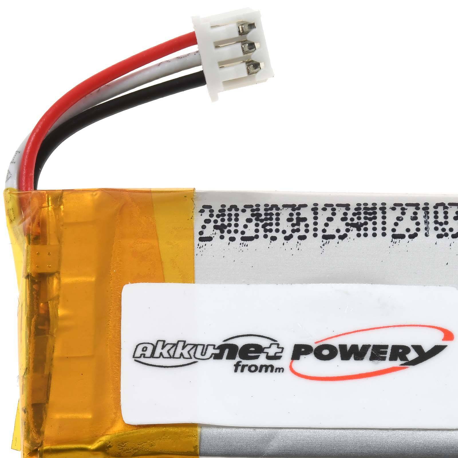 Powery Akku kompatibel mit Plantronics Typ 216261-01, 3,7V, Li-Polymer