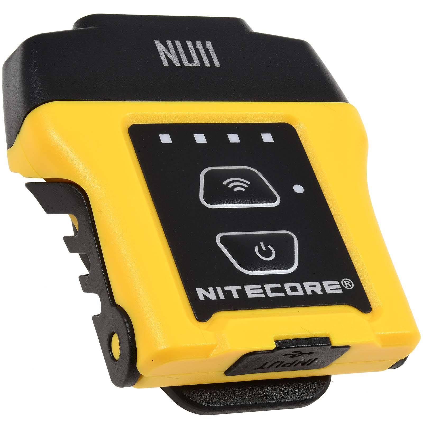 Nitecore NU11 Clipleuchte und Stirnleuchte mit IR-Sensor, Li-Ion