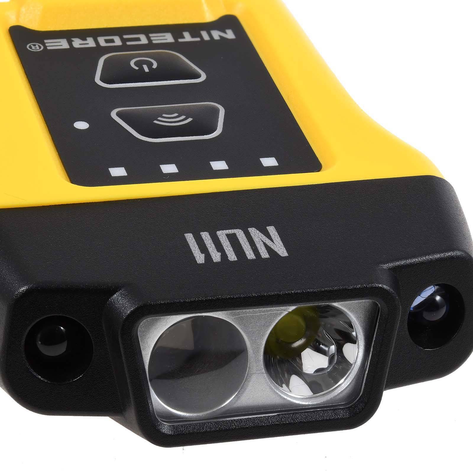 Nitecore NU11 Clipleuchte und Stirnleuchte mit IR-Sensor, Li-Ion