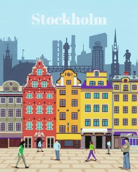 Ravensburger - Colorful Stockholm