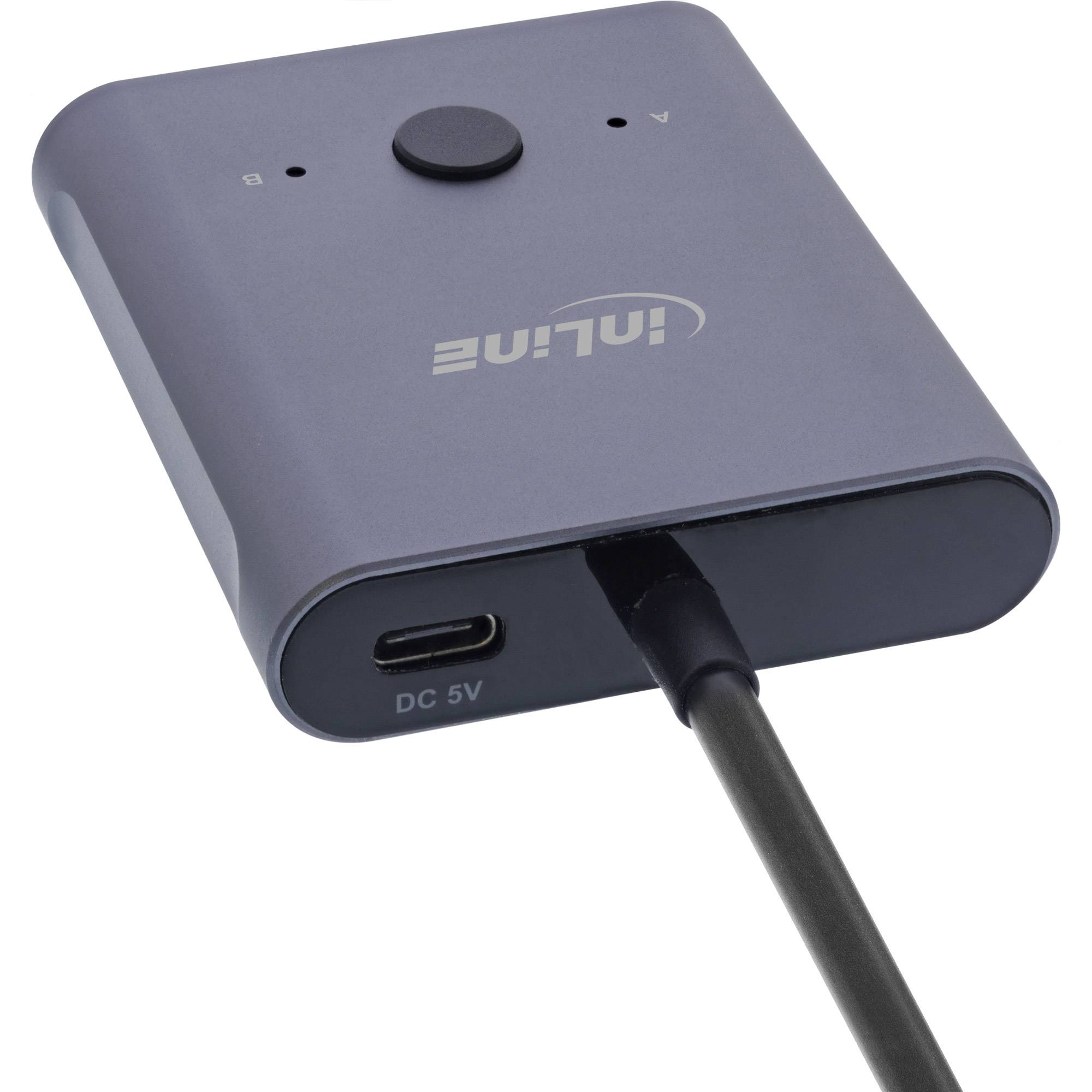 InLine USB-C Switch bidirektionaler Umschalter 10Gb/s 100W Typ C HDMI