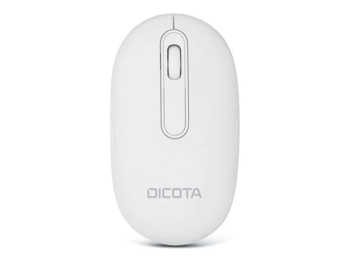 DICOTA DESKTOP - Maus - rechts- und linkshändig - optisch - 3 Tasten - kabellos - 2.4 GHz, Bluetooth - kabelloser Empfän