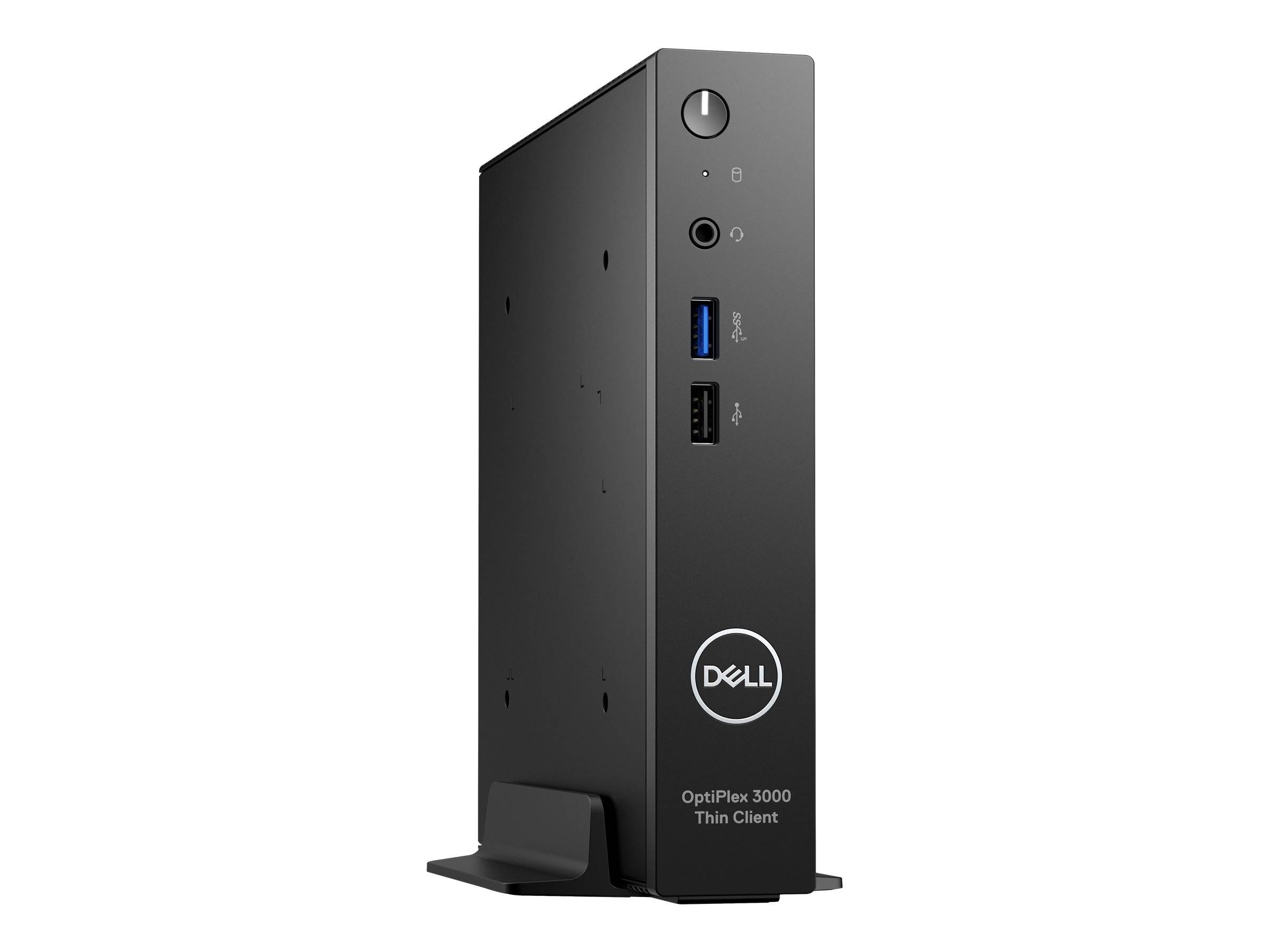 Dell OptiPlex 3000 Thin Client - Thin Client - DTS - 1 x Celeron N5105 / 2 GHz - RAM 8 GB - Flash - eMMC 64 GB - UHD Gra